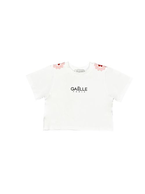 T-shirt, bambina, logata. GAELLE PARIS | 2746MY00204WH